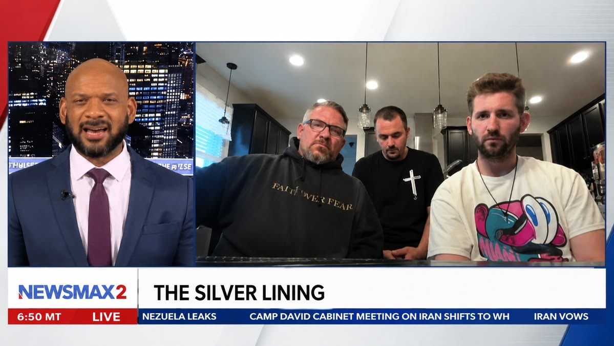 David J. Harris Jr. interviews James Cowan Jr., Dylan Kitley and Josh Liljenquist during Newsmax2’s The Silver Lining.
